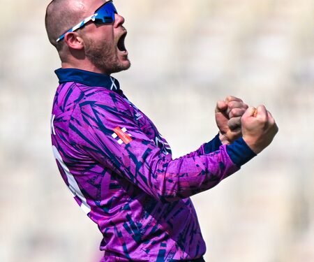 T20 WC: ‘Getting 3 of their right-handers out was most important,’ says Scotland’s Michael Leask after 4-17 against Italy