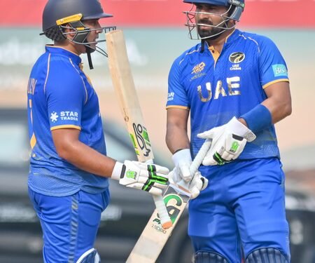 T20 WC: Skipper Waseem’s record fifty helps UAE post their highest total vs NZ