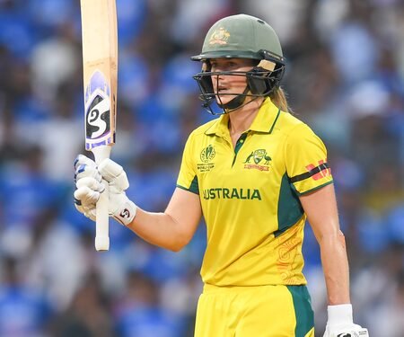 Ellyse Perry becomes first Australian to play 350 international games