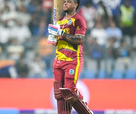 Shimron Hetmyer blasts fastest fifty by a West Indies batter in T20 WC