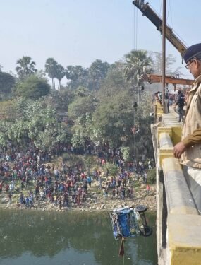 Three youths killed after car plunges into pond in Bengal’s Islampur; four hurt