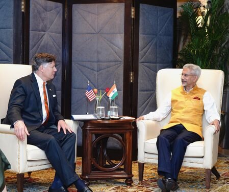 EAM Jaishankar, US Deputy Secretary of State Christopher Landau hold talks
