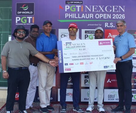Rajesh Kumar prevails in three-way playoff to win PGTI Phillaur Open