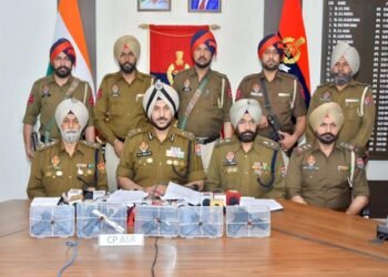 Juvenile among six held in Punjab for cross-border arms smuggling