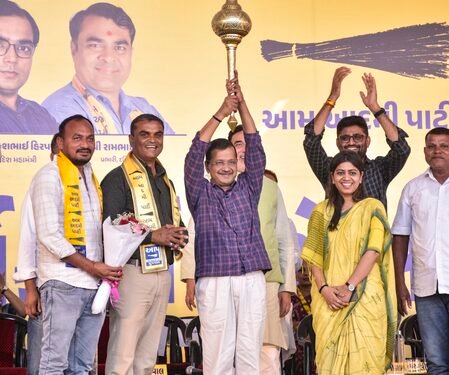 Gujarat: Kejriwal accuses BJP, Congress of ignoring people after elections