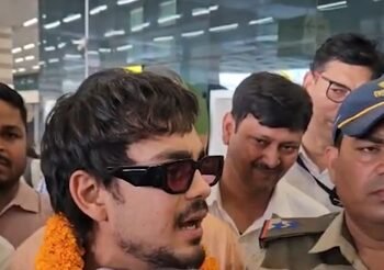 Bihar: Ishan Kishan receives grand welcome in Patna after T20 victory