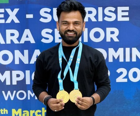 Krishna Nagar wins double gold at 7th Senior National Para Badminton Championship 2026