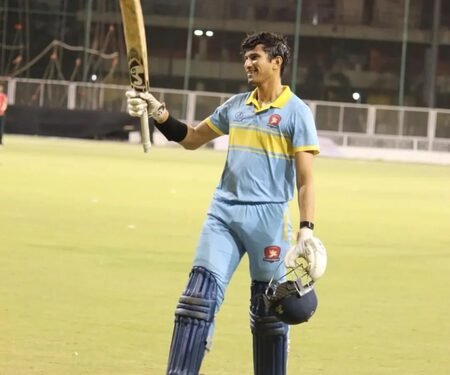 Gujarat’s Aarya Desai smashes 193 off 81 balls, in T20 tourney in Surat; considered highest score in the format