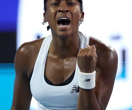 Gauff reaches Miami Open fourth round with comeback win over Parks