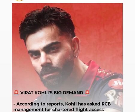 Kohli laughs off reports suggesting demands for ‘chartered flight access’ in IPL