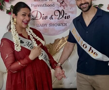 Mommy-to-be Divyanka Tripathi radiates pregnancy glow at surprise baby shower event