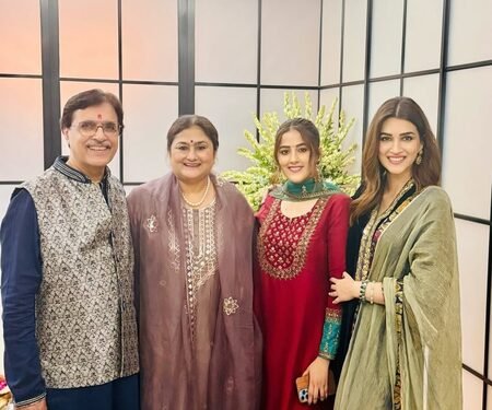 Kriti Sanon says ‘I’m glad I got your gummy smile’ as she wishes her father on his birthday