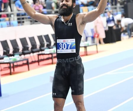 National Indoor Athletics: Gurvindervir Singh sprints to glory in 60m dash