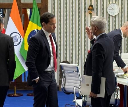 EAM Jaishankar meets Marco Rubio in France, has ‘useful talk’