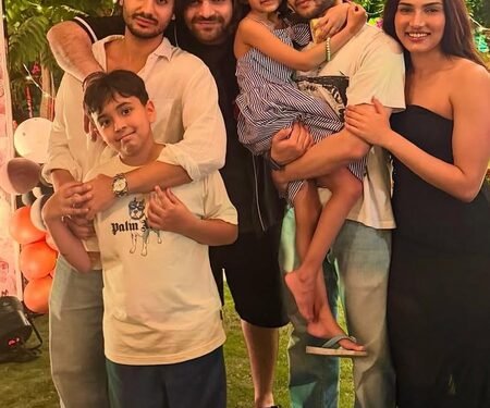 Salman Khan’s nephew Ahil poses with younger ‘Khan’ gen, Atul Agnihotri shares pic