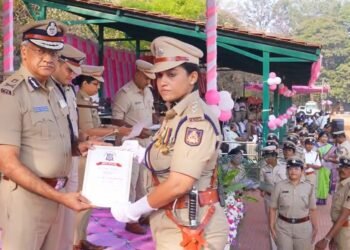 Women officers showcase strength at Bengaluru Police parade