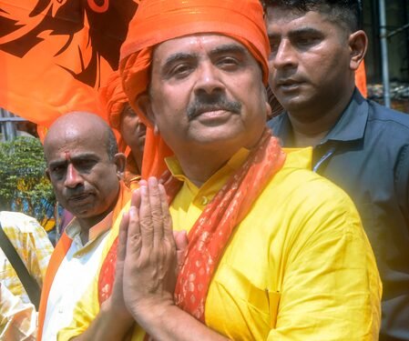 Bengal polls: Suvendu Adhikari complains about cops shadowing him in Bhabanipur, names three