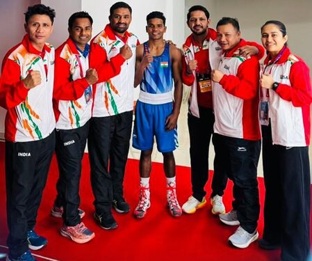 Asian Boxing C’ships: Suresh registers dominant win, Sachin edges through tight bout on Day 3