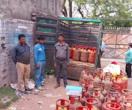 Illegal LPG racket busted in Delhi’s Palam; three arrested, 45 cylinders seized