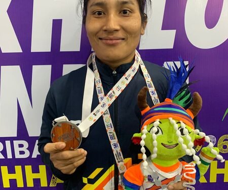 From pool cleaner to podium finisher, Assam wrestler Debi Daimari’s silver lining