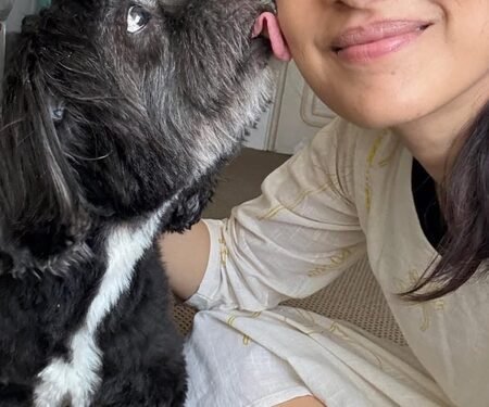 Shraddha Kapoor celebrates pet Shyloh’s 15th birthday, treats him with a special cake