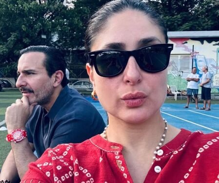 Kareena Kapoor Khan gives a glimpse of ‘soccer duties’ with Saif Ali Khan