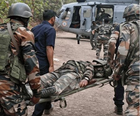 CRPF jawan critically injured in Maoist IED blast in Jharkhand’s Saranda forest, airlifted to Ranchi