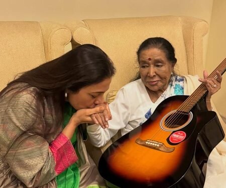 Tabu shares how Asha Bhosle surprised her with a guitar at her doorstep