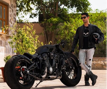 Prateik Smita Patil says his customised bike represents two decades of hustle