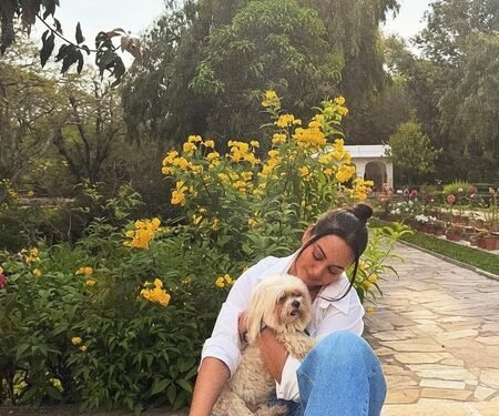 Sonakshi Sinha soaks in calm and greenery, calls it ‘Nature-o-pathy’