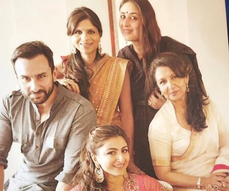 Saba Pataudi posts memories with Saif Ali Khan, Sharmila Tagore, Kareena Kapoor
