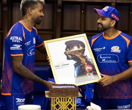 IPL 2026: Hardik congratulates Rohit on completing 15 years with MI, thanks him for ‘inspiring’ the cricketers