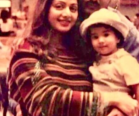 Boney Kapoor drops a throwback pic of 1 year old Janhvi with mom Sridevi