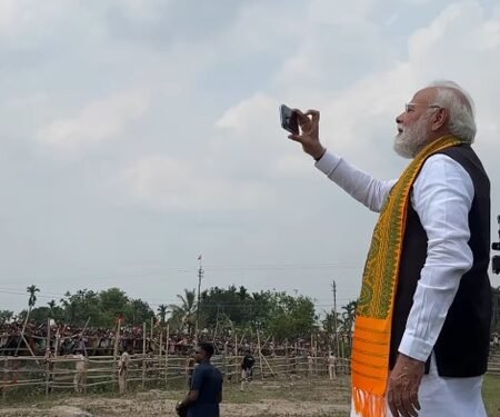 PM Modi captures bustling excitement at Siliguri rally, says ‘BJP in hearts and minds of people’