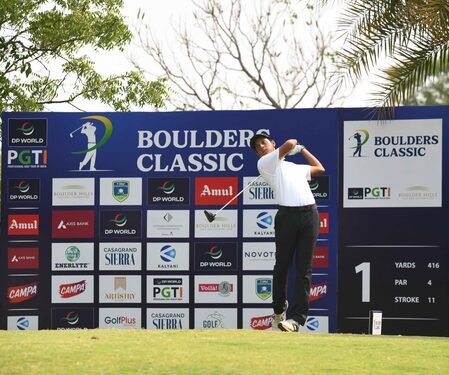 Boulders Classic Golf:  Local lad Vishesh Sharma takes a one-shot lead on day one