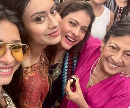 Tanishaa Mukerji drops three-generation pic featuring Tanuja, Kajol, Nysa on latter’s birthday