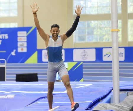 Indoor Open Combined Events: Kuldeep Kumar sets national pole vault record, raises the bar to 5.41m