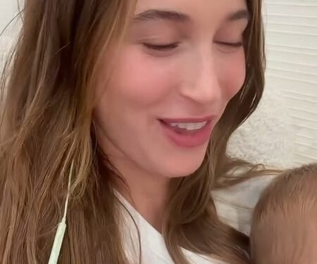 Hailey Bieber calls son Jack Blues her ‘personal snack machine’ in adorable video