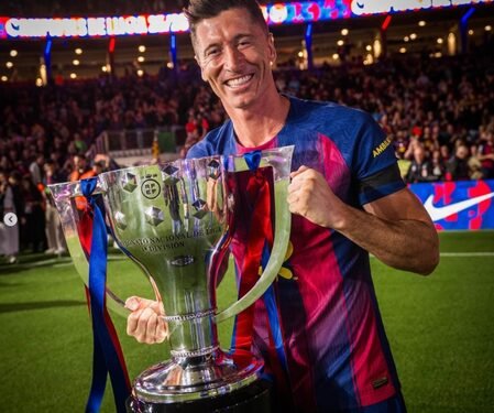 ‘The mission is complete’: Robert Lewandowski confirms Barcelona exit at the end of season