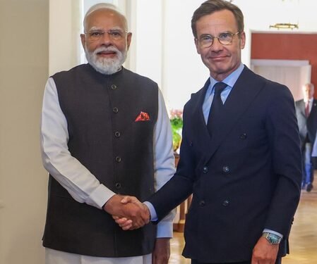 MEA lists six major outcomes of PM Modi’s historic and successful Sweden visit