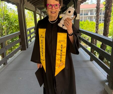 Billie Jean King graduates at 82, six decades after leaving college for tennis