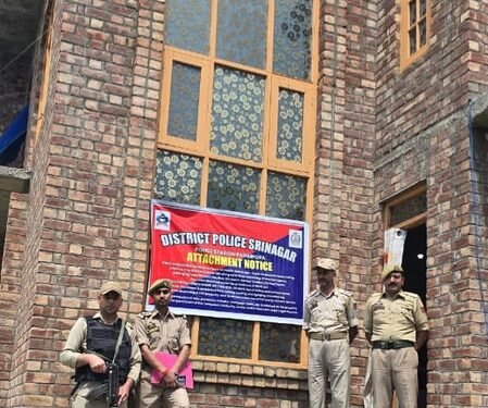 Drug peddler’s property worth Rs 1.5 crore attached under ‘Nasha-Mukt J&K Abhiyaan’