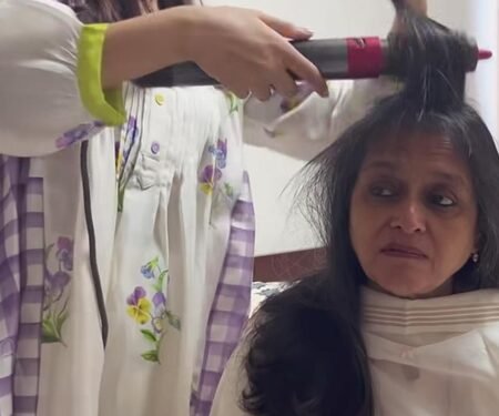 Shahid Kapoor’s sister Sanah Kapoor gives glimpse of SIL Mira Rajput turning hairdresser for Supriya Pathak