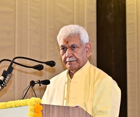Nutrition of our young generation will shape country’s future: J&K L-G Sinha