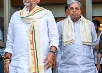 Karnataka: Celebrations erupt at Shivakumar’s residence; security beefed up near Guv’s house