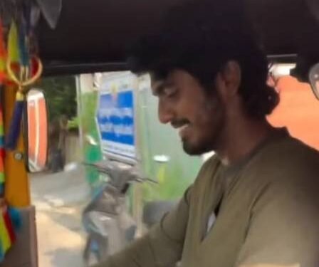 ‘Tourist Family’ director Abishan Jeevinth rides an auto; realises childhood dream!