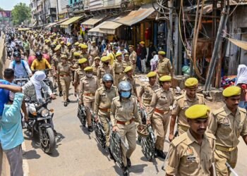 Security beefed up nationwide ahead of Bakrid amid action against namaz on roads, slaughter of banned animals
