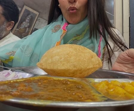 Neha Dhupia dives into authentic chole bhature, seeks blessings at Golden Temple in Amritsar