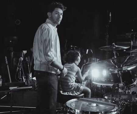 Little Malti Marie turns tiny drummer girl in father Nick Jonas’ latest rehearsal pictures
