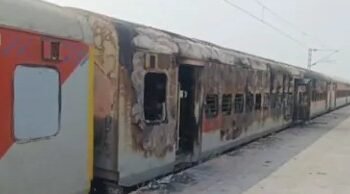 Fire in Jaynagar-Udhna Express coach at Madhubani station; no casualties, probe ordered